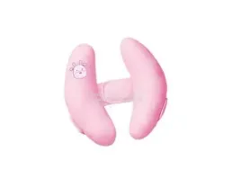 zaglowek-poduszka-dla-niemowlaka-fotelika-wozka-rozowy