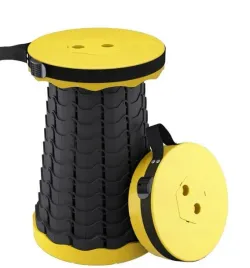 przenosny-skladany-stolek-teleskopowy-zolty