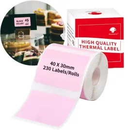 phomemo-naklejki-etykiety-termiczne-40x30mm-230szt-rozowe