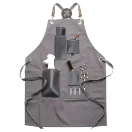 fartuch-fryzjerski-z-kieszeniami-i-skorzanymi-wykonczeniami-szary-vellepro