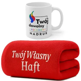 box-prezentowy-reczniki-50x100-z-wlasnym-haftem-kubek-z-wlasnym-nadukiem