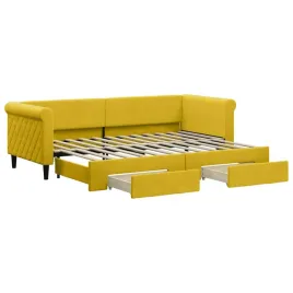 sofa-rozkladana-2w1-zolta-229x90x68cm-z-szufladami