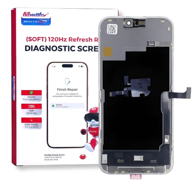Wyświetlacz do Apple iPhone 16 Pro 120Hz z taśmą Light Sensor Diagnostic
