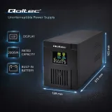 qoltec-ups-line-interactive-monolith-2000va-1200w-lcd-usb-rj45-stan-nowy