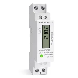 qoltec-jednofazowy-licznik-energii-230v-5-32-a-lcd-na-szyne-din-slim