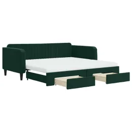 sofa-rozsuwana-z-szufladami-ciemnozielona-100x200-cm-aksamit