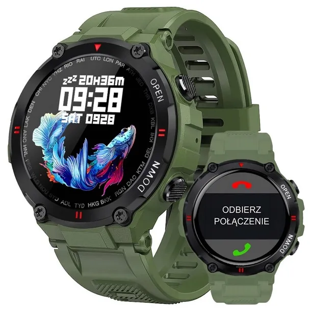 SMARTWATCH ZEGAREK GRAVITY ROZMOWY KROKI + GRAWER