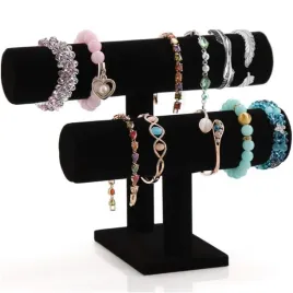 ekspozytor-na-bizuterie-zegarki-bransoletki-stojak-podwojny-czarny