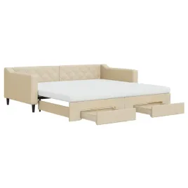 sofa-rozsuwana-z-szufladami-kremowa-100x200-cm-tkanina