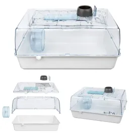 klatka-dla-chomika-50-cm-habitatarium-z-wyposazeniem-transparentna