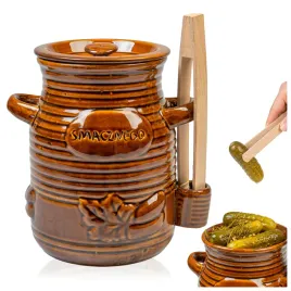 beczka-kamionkowa-35l-garnek-kamionka-do-kiszenia-ogorkow-kapusty-szczypce