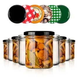 15x-sloiki-350ml-z-zakretkami-na-dzem-mieso-pasztet-sloik-na-grzyby-gratis