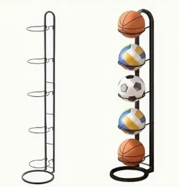 stojak-na-5-pilek-polka-organizer-przechowywanie-pilek-pionowy-czarny