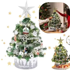 sztuczna-choinka-z-oswietleniem-z-srebrna-dekoracja-lancuch-led-60cm-ozdoby