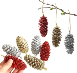 ozdoby-choinkowe-szyszki-12-szt-czerwone-zlote-srebrne-blyszczace