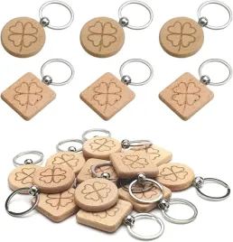 breloczki-drewniane-do-kluczy-koniczna-zestaw-12-szt-na-szczescie