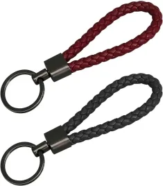 breloczek-skorzany-pleciony-do-kluczy-2-szt-czarny-czerwony-auto