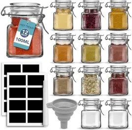 szklane-sloiki-z-klipsem-12-sztuk-100ml-na-etkiety-lejek-do-prrzypraw