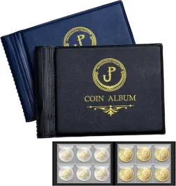 album-kolekcjonerski-na-monety-zestaw-2-sztuk-czarny-i-niebieski