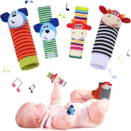 grzechotki-dla-niemowlat-skarpetki-opaski-4szt-sensoryczne