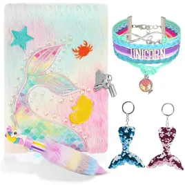 tajny-pamietnik-z-klodka-syrenka-zestaw-dla-dziewczynki