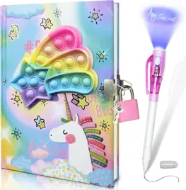 pamietnik-dla-dziewczynki-jednorozec-z-klodka-niewidzialny-dlugopis