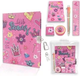 pamietnik-z-klodka-dla-dziewczynki-zestaw-ksiezniczka-notatnik