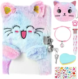 notes-pamietnik-pluszowy-kotek-z-zamkiem-akcesoria-szkolne-dla-dzieci