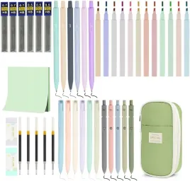 zestaw-szkolny-piornik-wyposazony-dlugopisy-zakreslacze-olowki