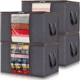 torba-do-przechowywania-ubran-zestaw-4-sztuk-60l-szara-koldra-koc