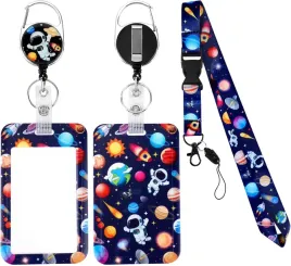 smycz-z-uchwytem-na-identyfikator-chowany-zestaw-3-w-1-astronauta-planeta