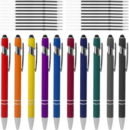 dlugopisy-2w1-z-rysikiem-10-szt-20-wkladow-metal-premium