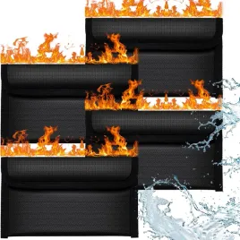 ognioodporna-torba-na-dokumenty-4-szt-etui-na-gotowke-paszport-fireproof