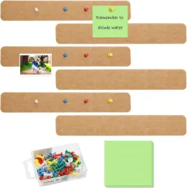 tablica-filcowa-na-notatki-6x-paski-samoprzylepne-pinezki-zestaw