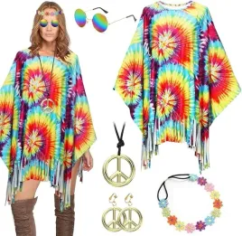 kostium-hipisowski-damski-5w1-ponczo-okulary-boho-retro