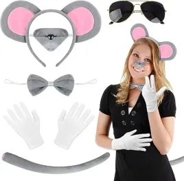 kostium-myszki-zestaw-6-elementow-uszy-ogon-rekawiczki-halloween