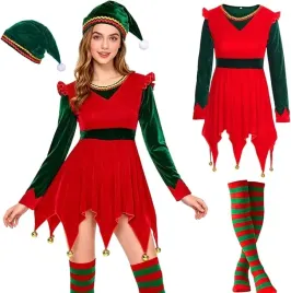 stroj-kostium-elfa-dla-kobiet-swiateczny-sukienka-elfa-pomocnik-mikolaja-l