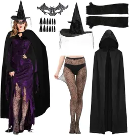 kostium-czarownicy-damski-halloween-peleryna-zestaw-6w1-rozmiar-m