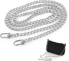 srebrny-lancuszek-do-torebki-120-cm-metalowy-pasek