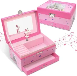 szkatulka-na-bizuterie-dla-dziewczynki-jednorozec-muzyczna-pudelko