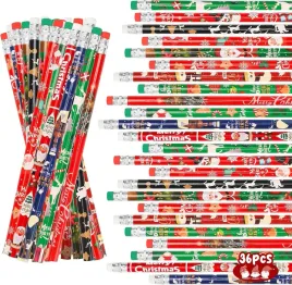 olowki-swiateczne-zestaw-36-sztuk-z-gumka-24-wzory-na-prezent