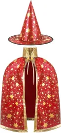 peleryna-czarodzieja-kapelusz-kostium-dzieci-halloween-czerwony