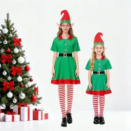 stroj-kostium-elfa-swiateczny-bozonarodzeniowy-kapelusz-uszy-rozmiar-140