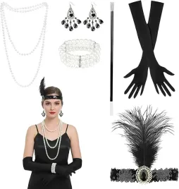 zestaw-akcesoriow-lata-20-gatsby-flapper-perly-rekawiczki-6w1