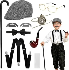 kostium-dziadka-lat-20-dla-dziecka-zestaw-9-el-gangster-zegarek-wasy-laska