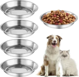 miski-dla-kota-i-psa-zwierzat-stal-nierdzewna-zestaw-5-szt-16-cm-plaskie