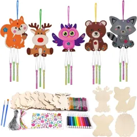 dzwonki-wietrzne-dla-dzieci-zestaw-9-sztuk-zwierzeta-majsterkowanie-diy