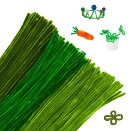 druciki-kreatywne-300-szt-30cm-zielone-pluszowe-do-diy-majserkowania-fajek