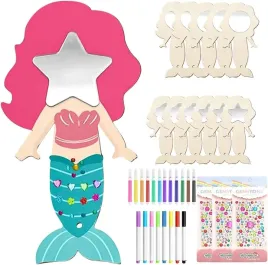 zestaw-diy-lusterko-syrenka-do-malowania-12-szt-prace-reczne-dla-dzieci