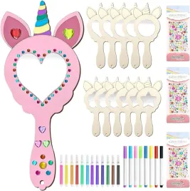 zestaw-do-majsterkowania-dla-dzieci-lusterko-z-jednorozcem-zestaw-12-szt